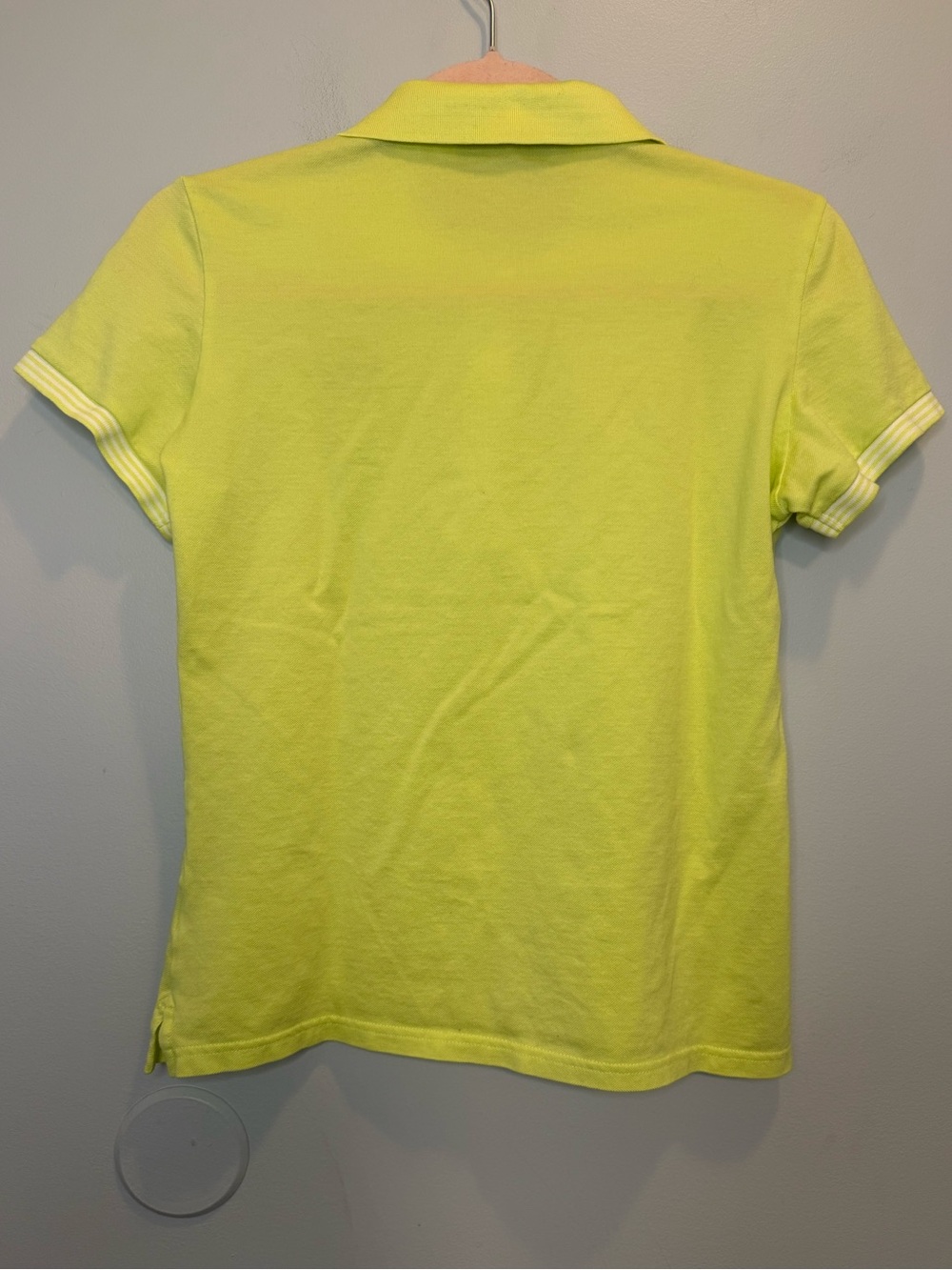 Bobby Jones Masters Golf Polo Shirt Neon Women's Medium 100% Cotton - Picture 2 of 6